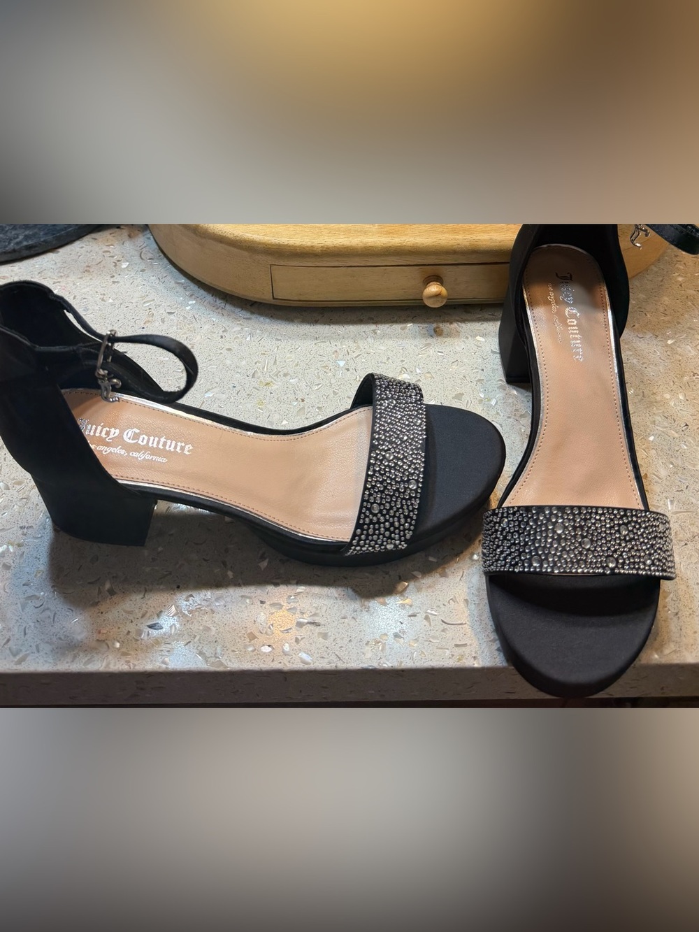 Juicy Couture Heels Black New